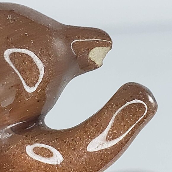 Vintage Hagen Renaker Angry Brown Bear Cub Baby Miniature Figurine - Picture 9 of 9